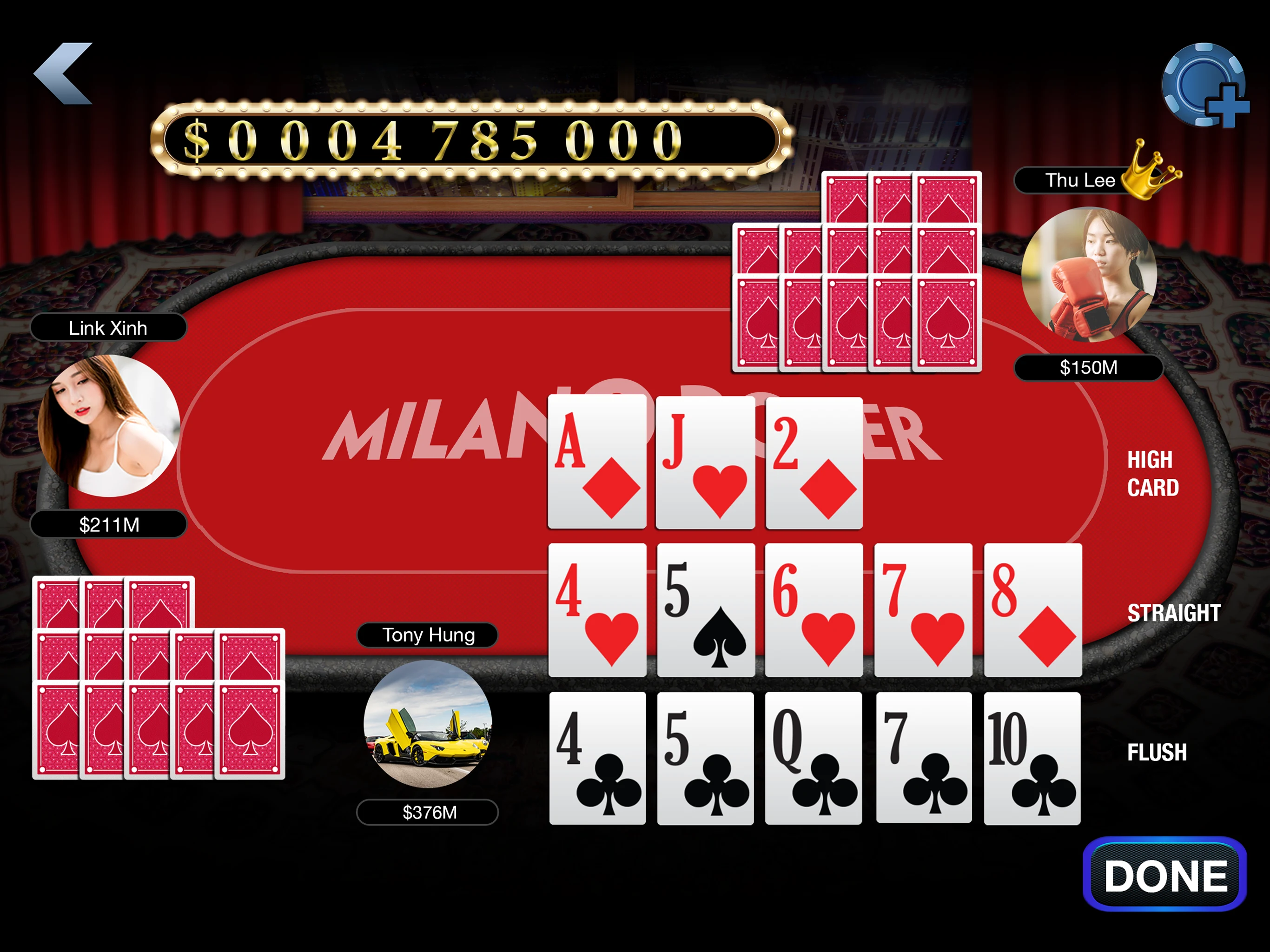 Milano Poker: Ta La & Tien Len screenshot