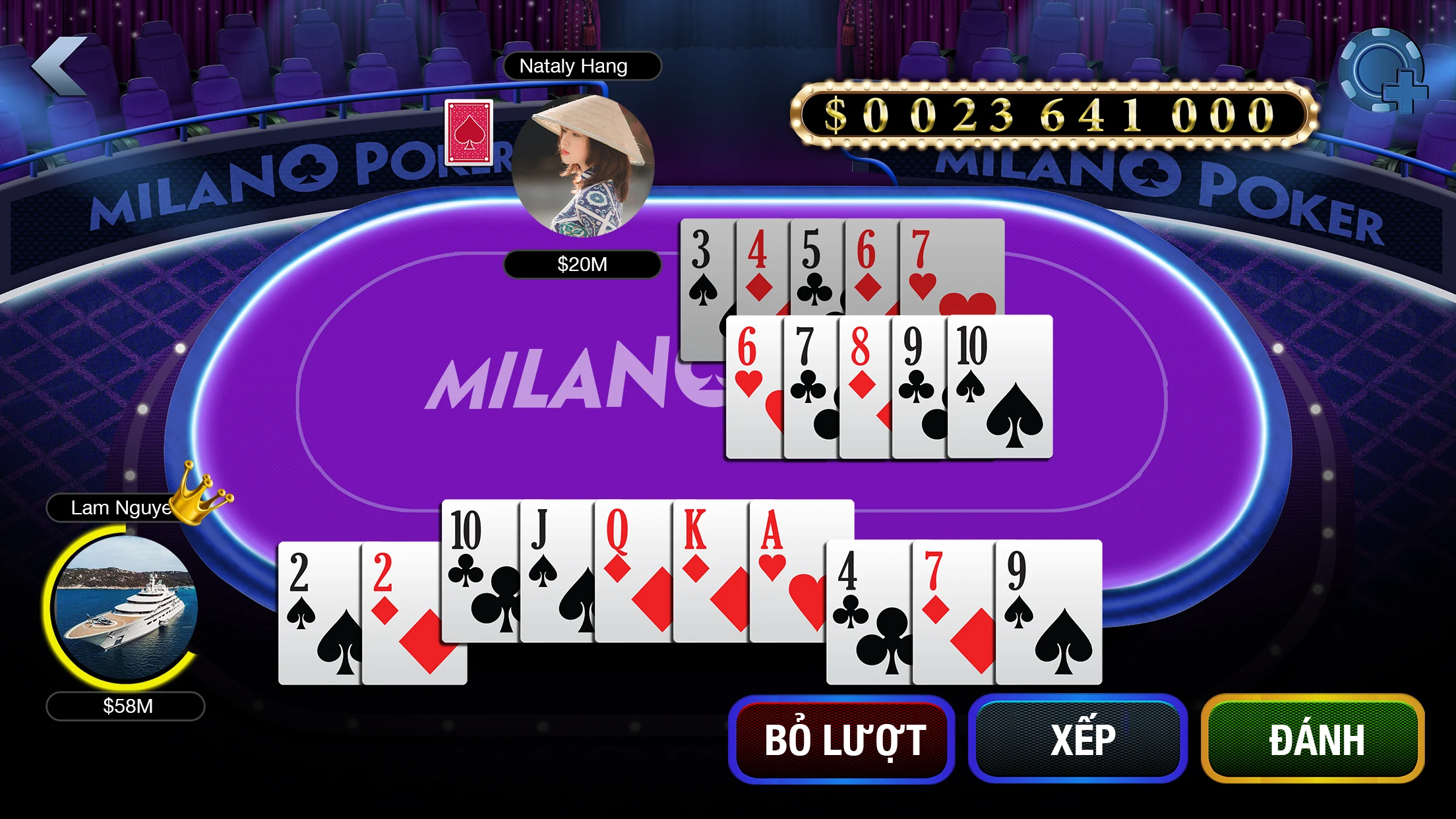 Milano Poker: Ta La & Tien Len screenshot